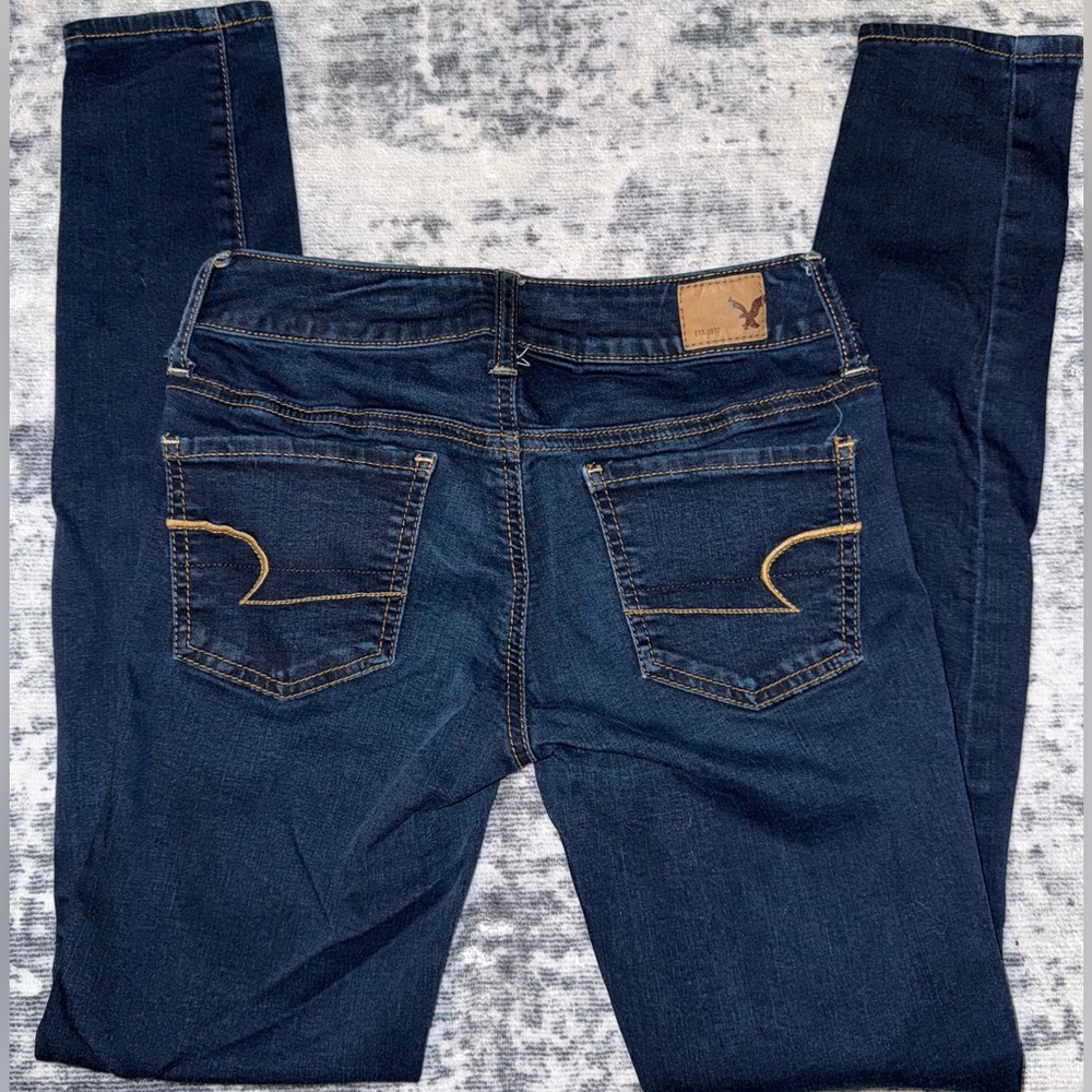 American Eagle Outfitters Dark Indigo Skinny Jeans